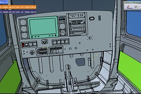JC-100飛機儀表板安裝布局圖